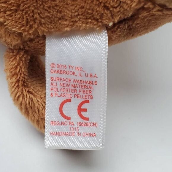 Ty Beanie Boos DOUGIE Stuffed Plushy Toy - Picture 6 of 6